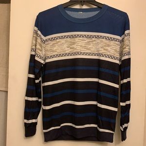 Blue long sleeve lightweight sweater. Buy 1 get 1 free